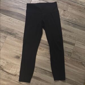 Lululemon Black High-Waisted Leggings size 8 in excellent condition